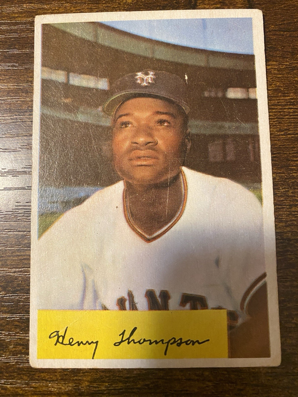 1954 Bowman #217 Henry Thompson New York Giants