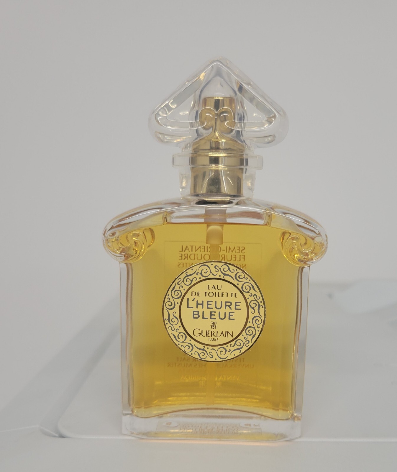 L\'HEURE BLEUE GUERLAIN Eau De Toilette 1.7 oz vintage Tester L\'HEURE BLEUE GUERLAIN Eau De Toilette 1.7 oz vintage Tester