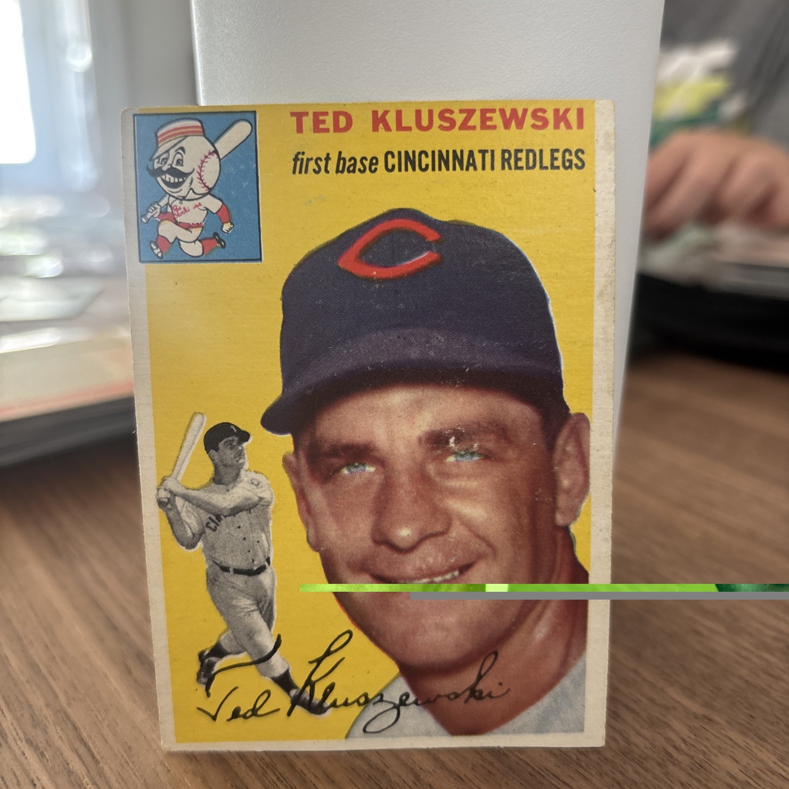 1954 TOPPS #7 TED KLUSZEWSKI REDS VG
