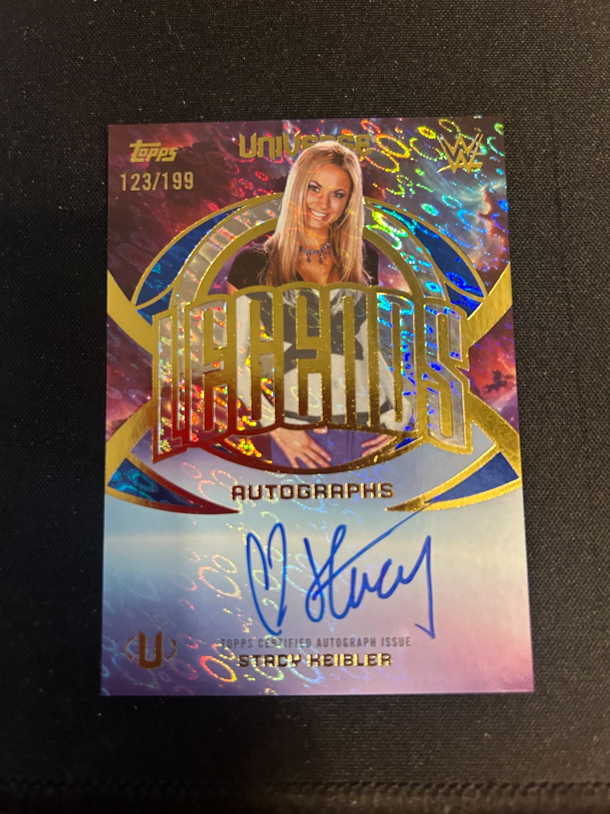 Stacy Keibler 2026 Topps Universe WWE Legends Auto 123/199