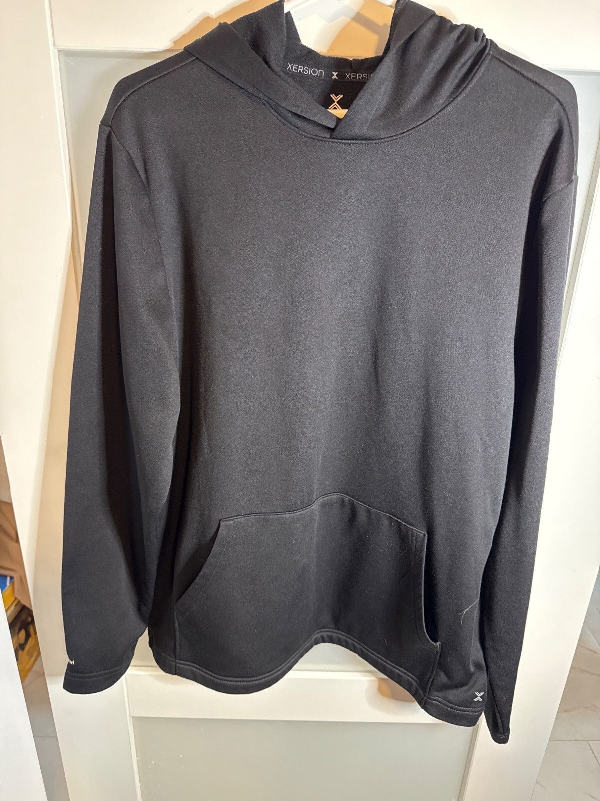XERSION Quick-Dri Black Performance Hoodie Pullover Sweatshirt Size L      53-11