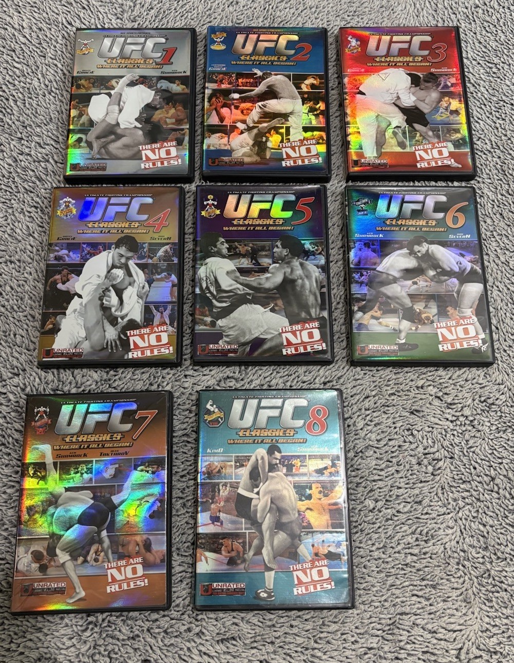 UFC Classics Dvd Set 1-8 Unrated Versions UFC Classics Dvd Set 1-8 Unrated Versions