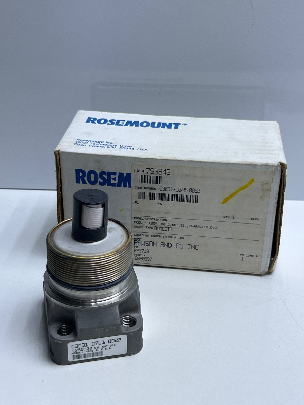Rosemount 03031-1045-0022 Sensor Module Kit 03031-0761-0022