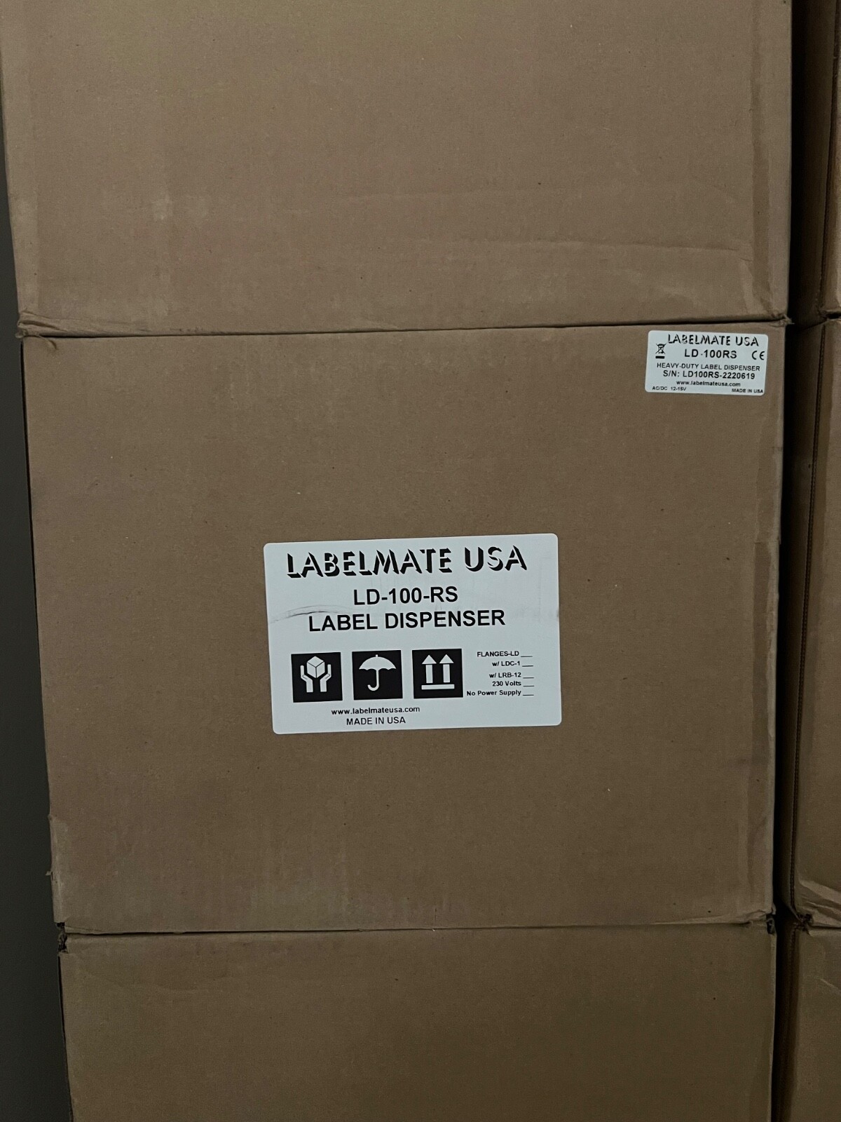 LABELMATE USA LD-100-RS HEAVY-DUTY LABEL DISPENSER