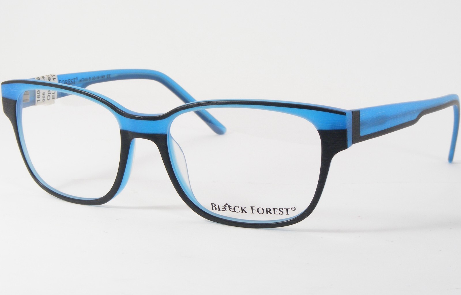 BLACK FOREST by Marion Ramm BF008 B Brushed Blue Black RARE EYEGLASSES 50-16-145