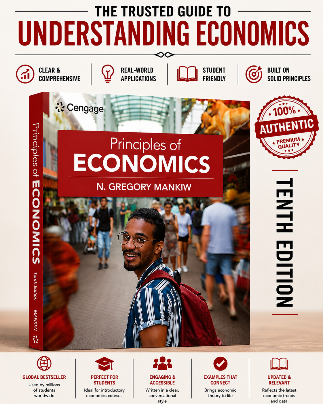 Principles of Economics 10th Edition Softcover N. Gregory Mankiw Cengage