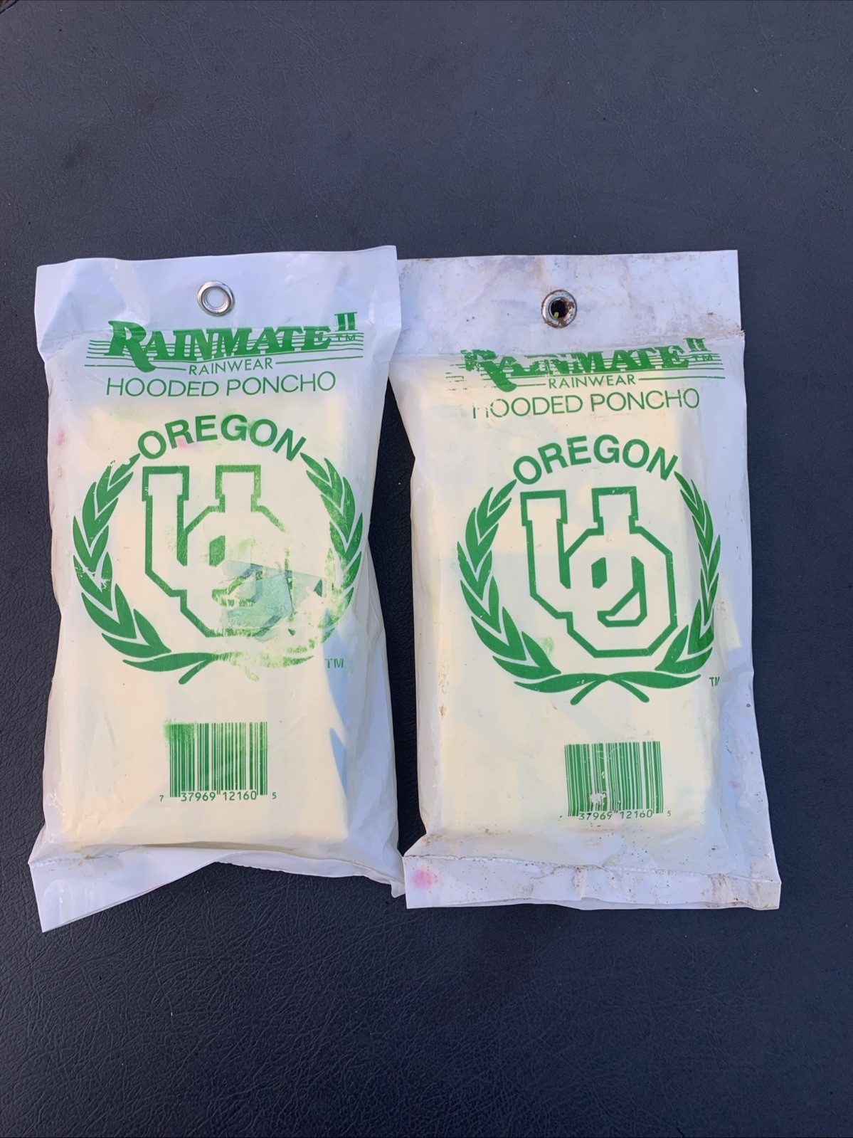 Vintage Oregon Ducks Rain Ponchos Late 1980s