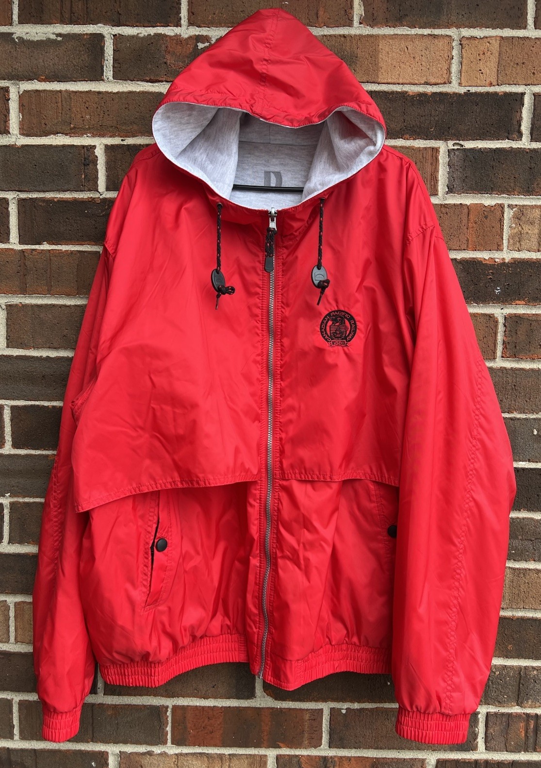 Vintage Men’s Dunbrooke Canadian Pacific Railway Reversible Hooded Jacket 3XL