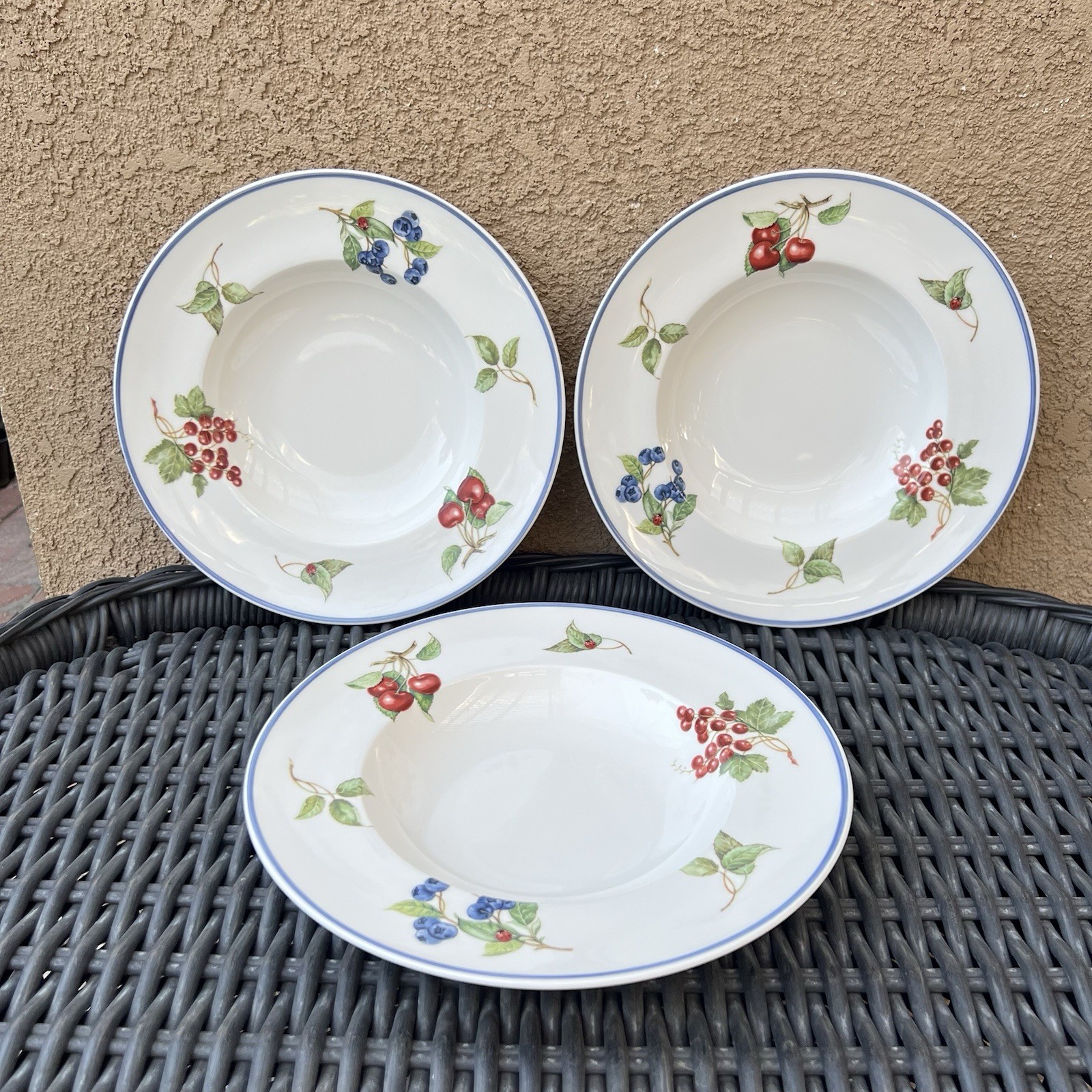 Villeroy & Boch Cottage Large Rimmed Pasta Bowls Set Of 3 (11.6”) Villeroy & Boch Cottage Large Rimmed Pasta Bowls Set Of 3 (11.6”)