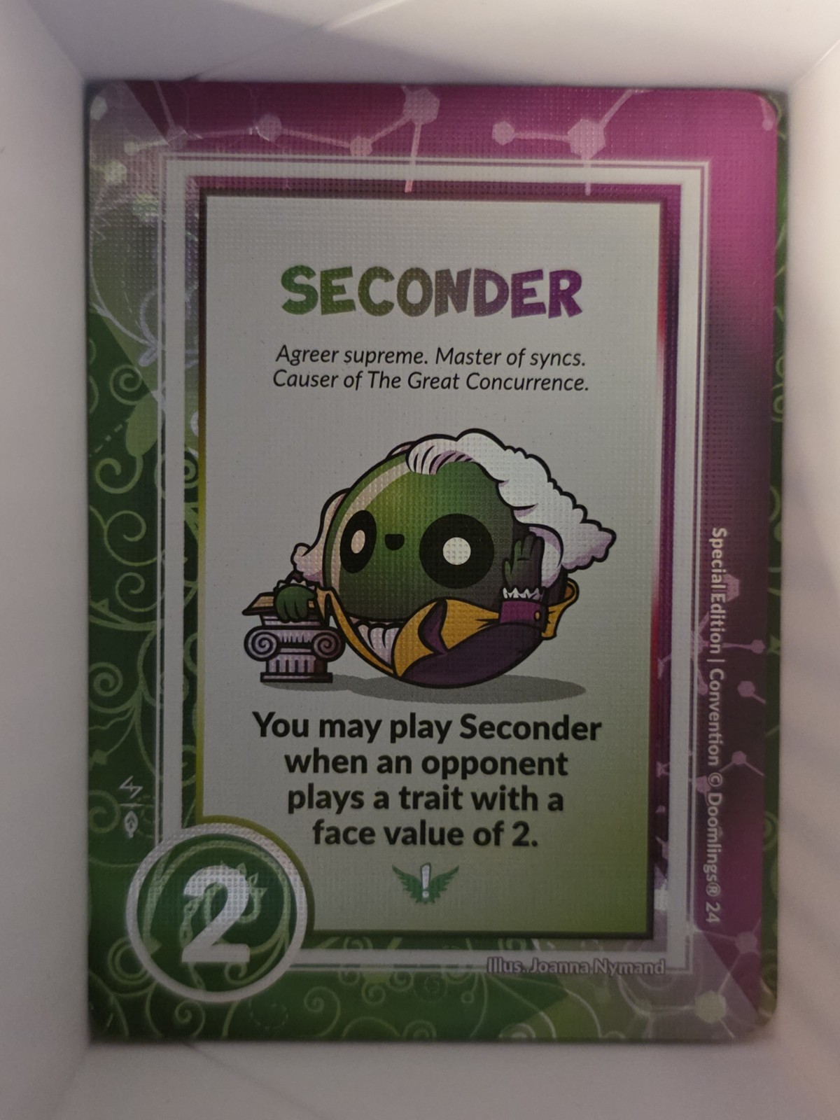 SDCC 2024 Doomlings Holofoil Seconder Card SE Promo Exclusive