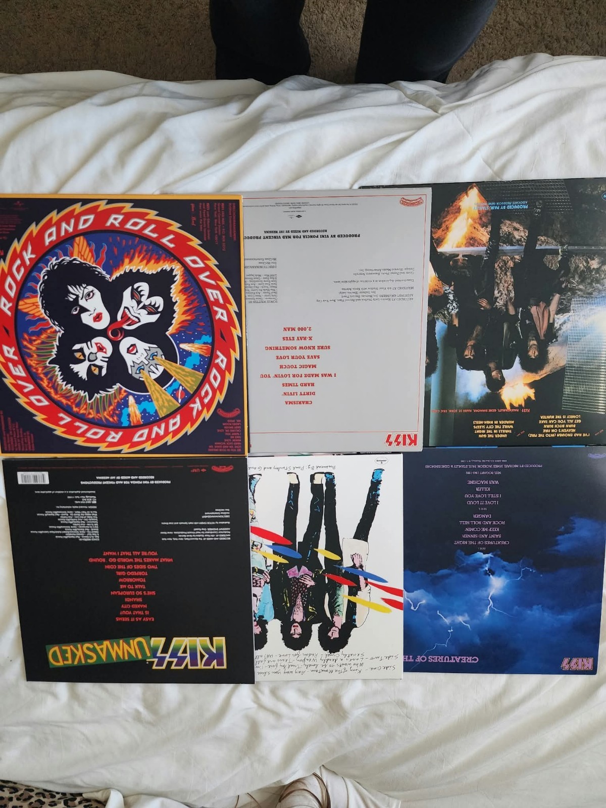 Kiss Poster/Print Lot - Rock and Roll Over, Dynasty, Animalize & Asylum Art