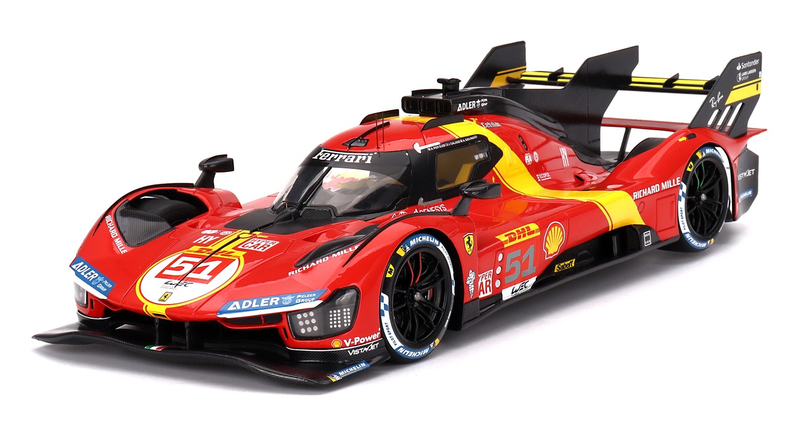 BBR Models 1:18 FERRARI 499P TEAM AF CORSE #51 3° WEC 6H SPA 2023 - BBRCS18004