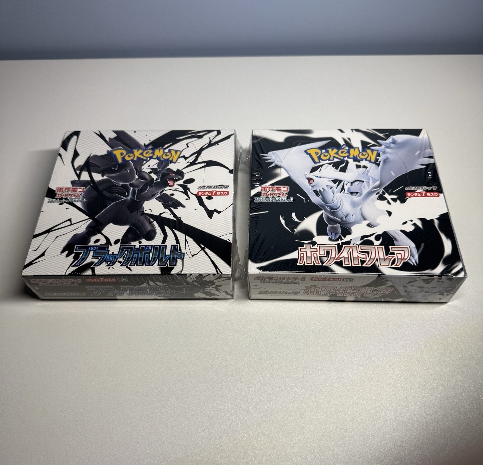 Pokemon Bolt Black White Flare Booster Set Box of 2 SEALED Japanese