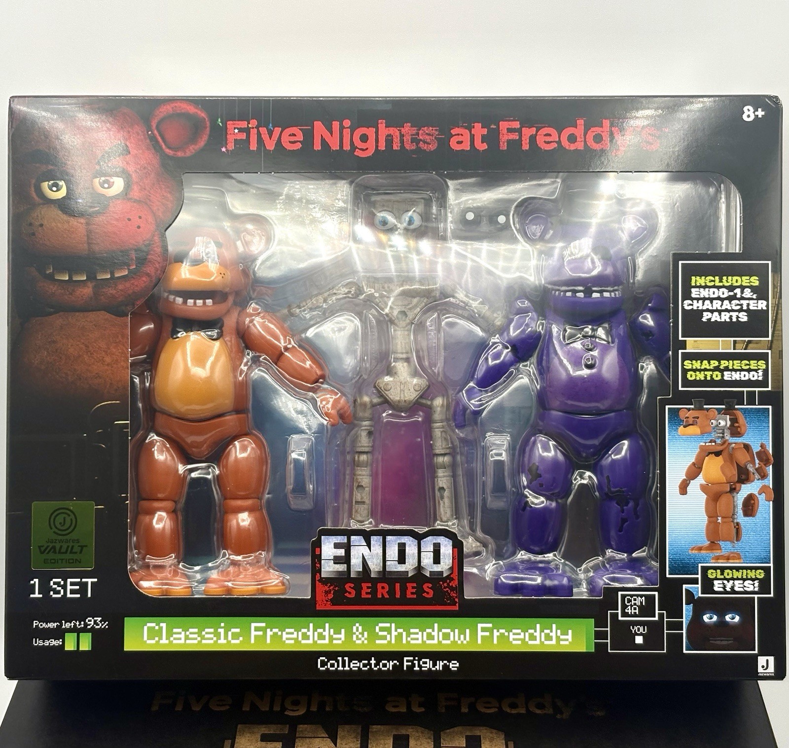 FNAF Five Nights at Freddy\'s Jazwares Endo Series Freddy & Shadow Freddy NEW