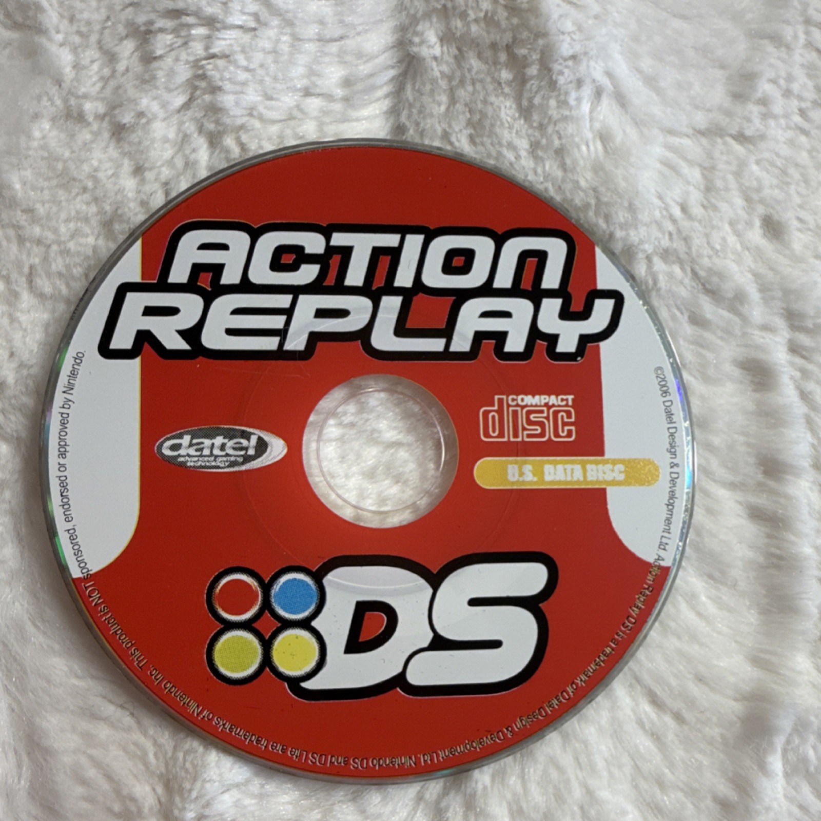 Datel Action Replay DS Strategy Guide Disc 2006 Nintendo DS DISK ONLY - WORKING