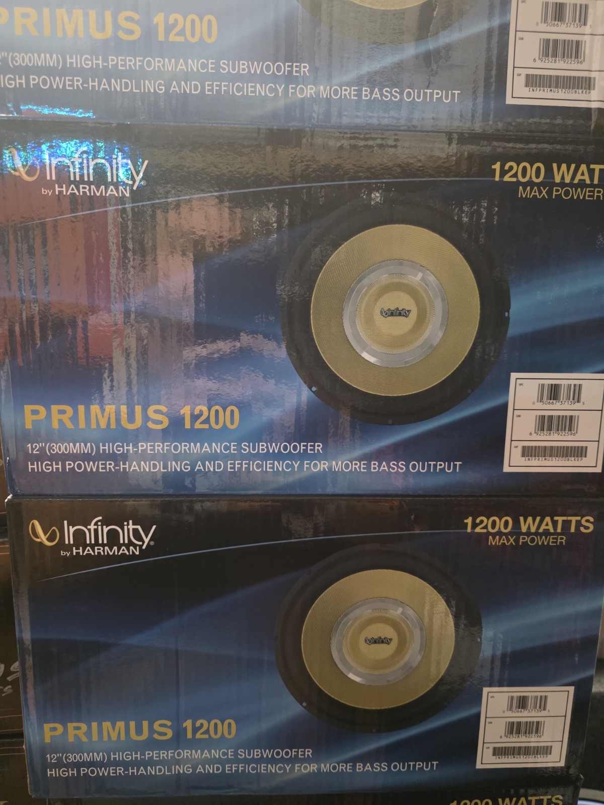 2x Infinity PRIMUS 1200 12\ 2x Infinity PRIMUS 1200 12\