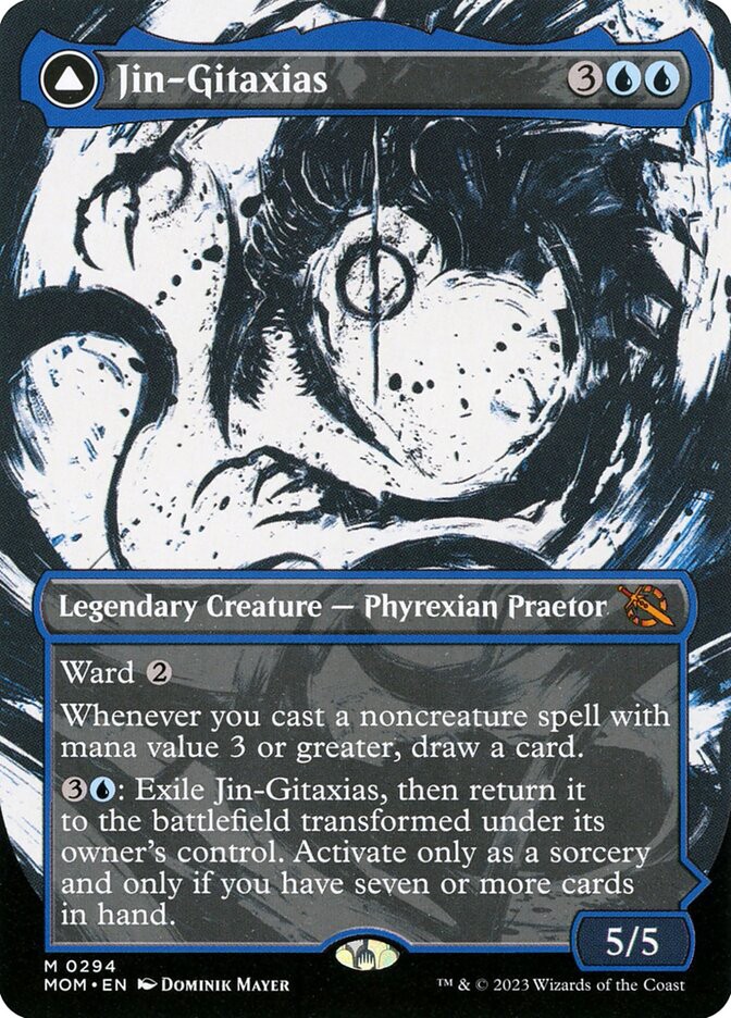 MTG Jin-Gitaxias // The Great Synthesis Showcase - March of the Machine #294