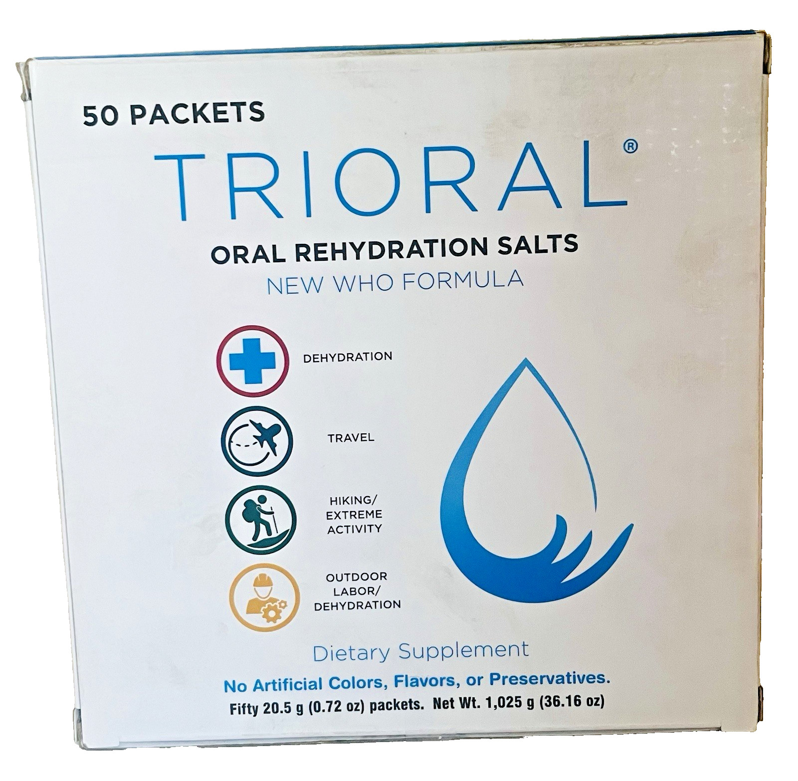 TRIORAL Oral Re-hydration Salts - 50 packs DIETAREY SUPPLEMENT