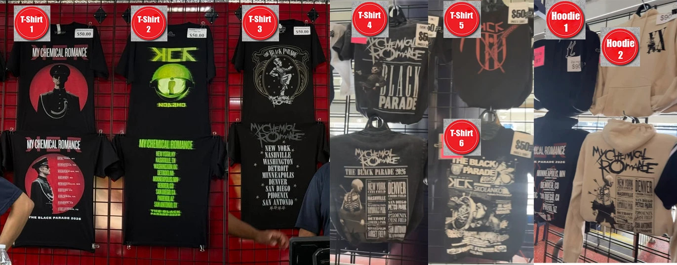 My Chemical Romance Black Parade Tour 2026 Merch Tee, Hoodie, T-Shirt Reprint