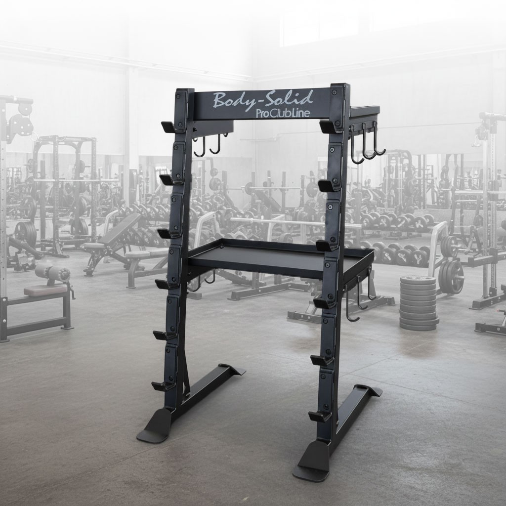 Body-Solid Pro Clubline Fitness Gym Storage Rack