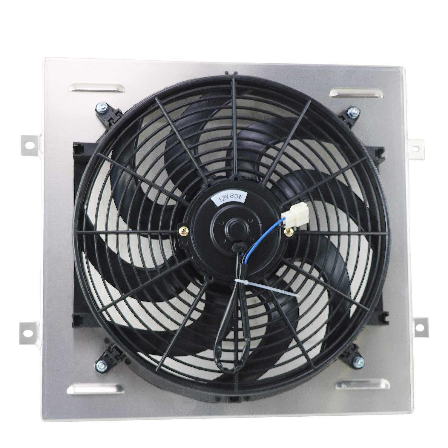 Aluminum Radiator Shroud Electric Fan For 1960-1966 Ford Mustang Falcon Comet...