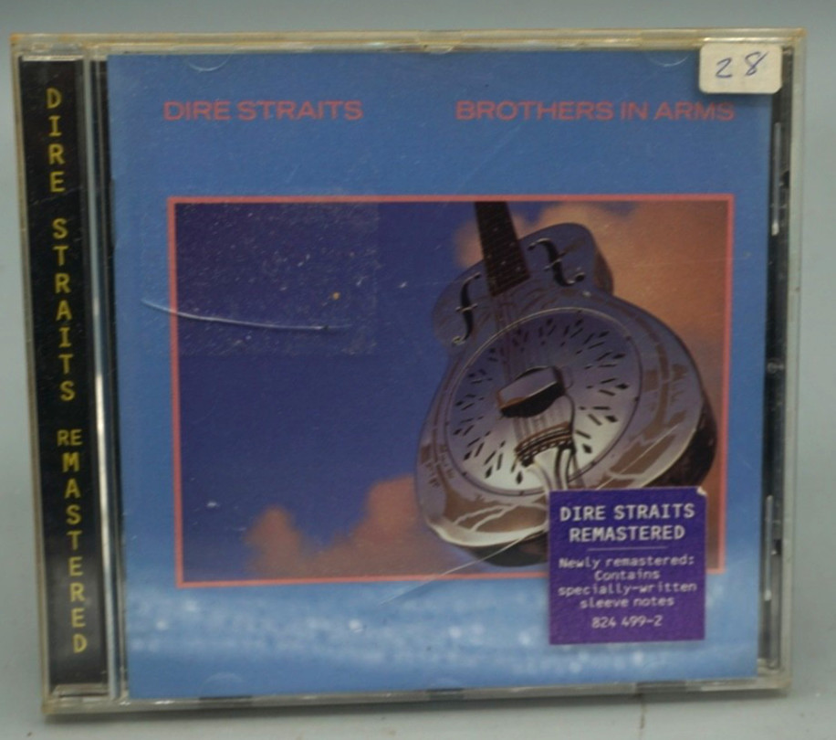 Brothers in Arms (Remastered) by Dire Straits (CD, 1996) Cracked Case VG F-Ship