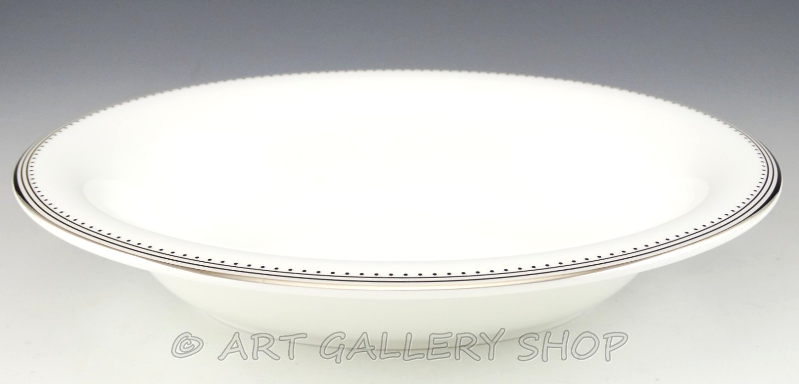 Wedgwood Vera Wang GROSGRAIN PLATINUM 10\