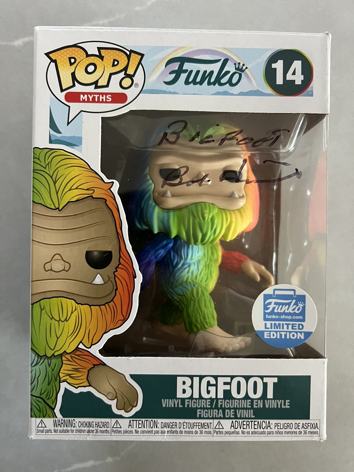 Bob Heironimus autographed signed Funko Pop Beckett BAS COA Myths 14 Bigfoot