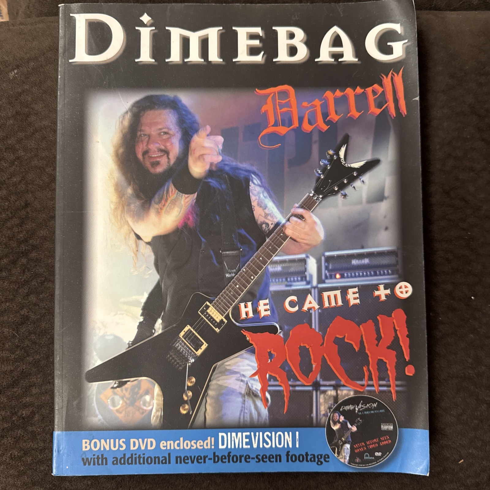 Dimebag Darell He Came To Rock Photo Book Pantera ( BOOK ONLY ) Dimebag Darell He Came To Rock Photo Book Pantera ( BOOK ONLY )