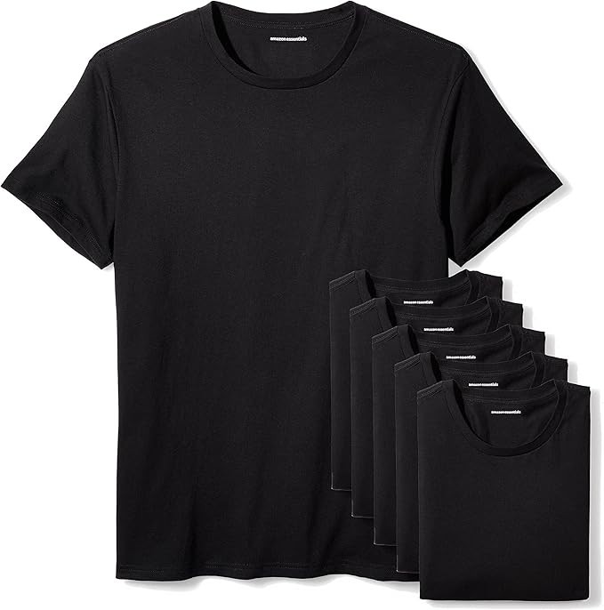 Pack 6 Camisetas Hombre Cuello Redondo Algodón Suave - Básicas Cómodas