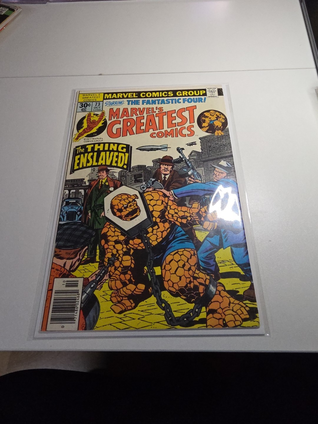 comic book 1977 issue 73 marvel's greatest comics the thing enslaved