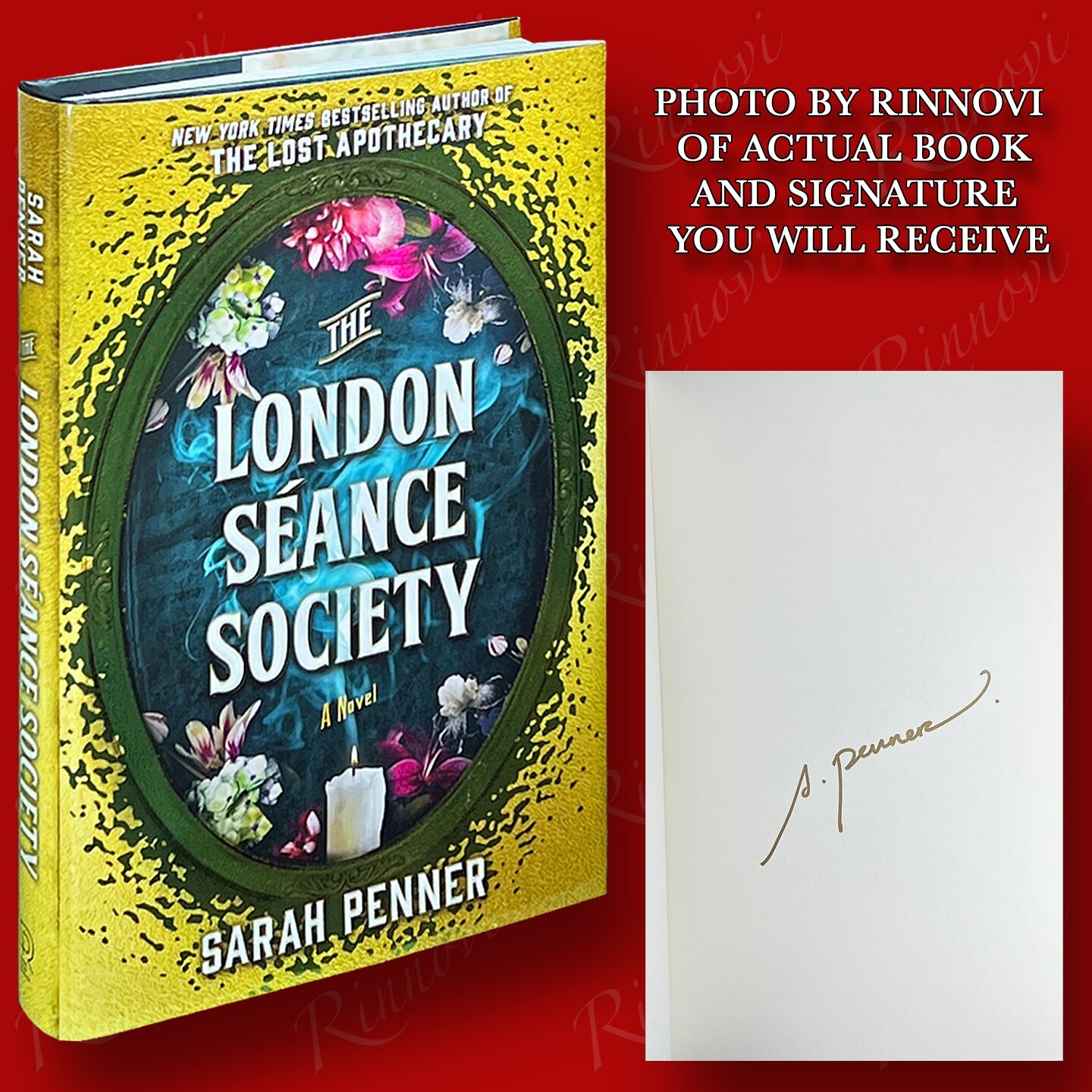 The London Seance Society SIGNED Sarah Penner (2023,HC,1st Exclusive) BRAND NEW