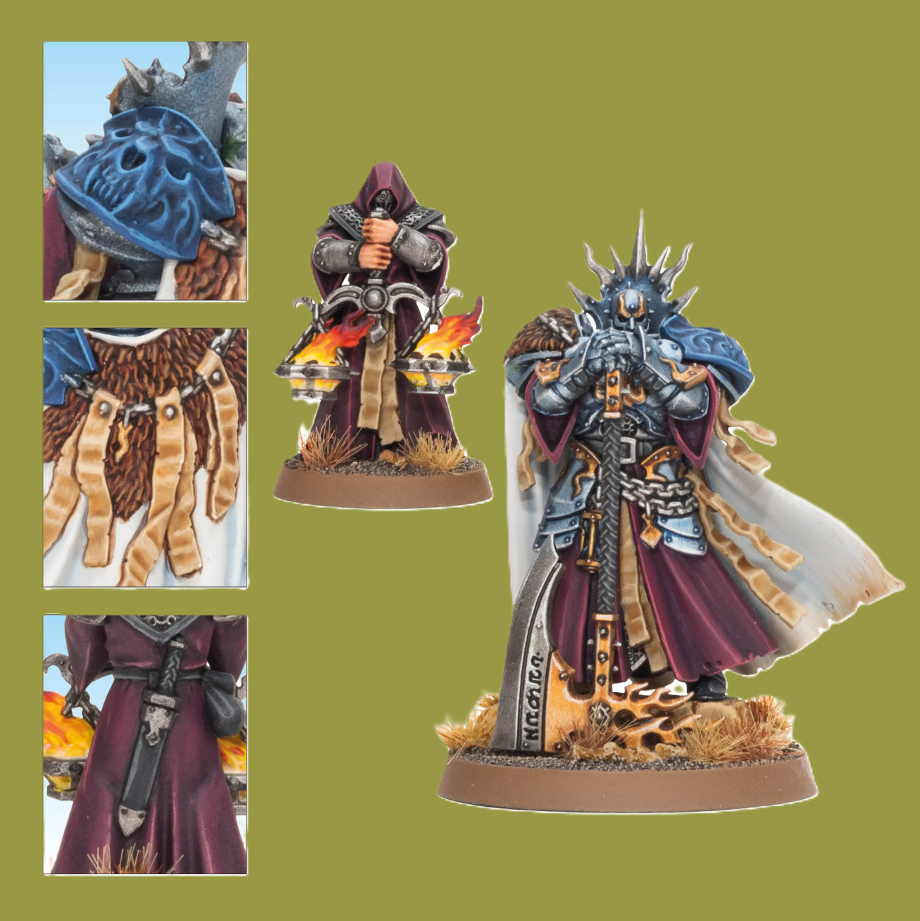 Warhammer AoS Stormcast Eternals Lord-Terminos + Memorian NEW NO BOX Warhammer AoS Stormcast Eternals Lord-Terminos + Memorian NEW NO BOX