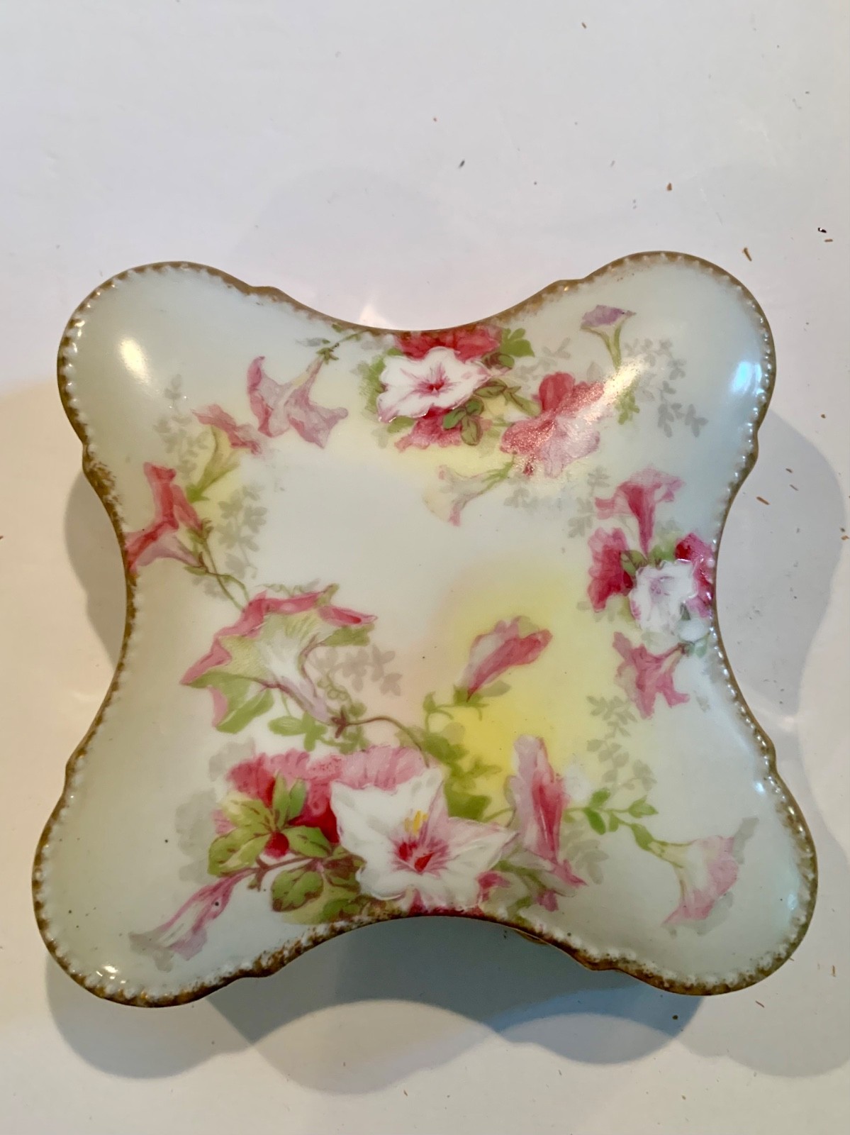 Antique Limoges France Porcelain Trinket Dressed Box Rare Shape Handpain Antique Limoges France Porcelain Trinket Dressed Box Rare Shape Handpain