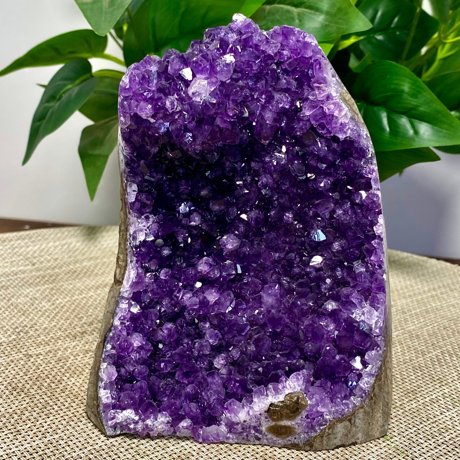 4.46LB  Large Natural Amethyst geode quartz cluster crystal specimen Healing.