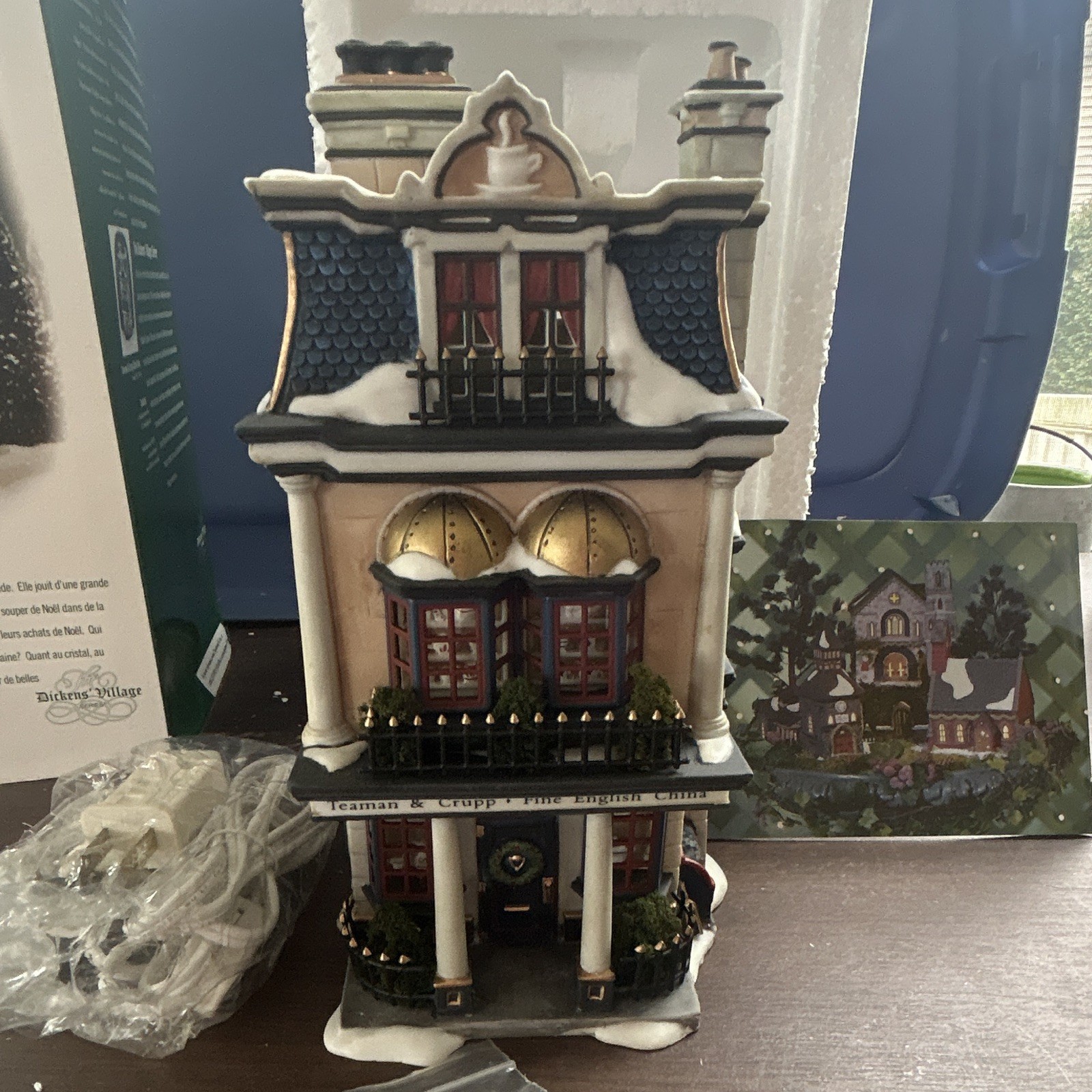 Department 56 Dickens Village China Shop Illuminated Building brand new in box Department 56 Dickens Village China Shop Illuminated Building brand new in box
