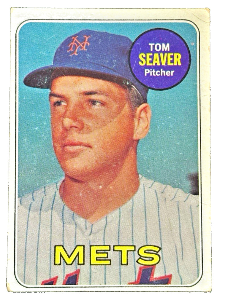 1969 Topps Tom Seaver #480 New York Mets HOF Vintage Baseball Card