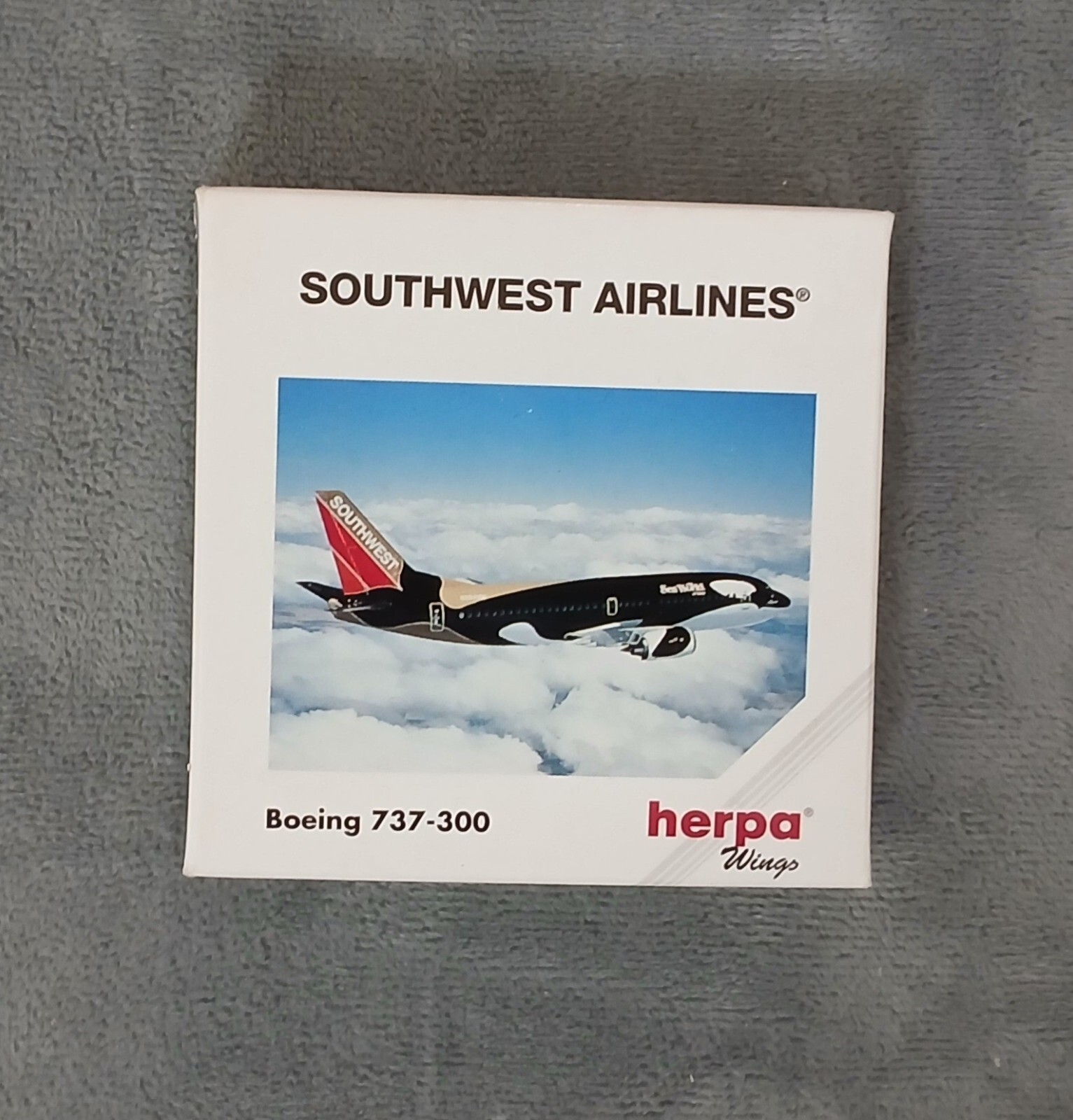 NIB~herpa wings~SOUTHWEST AIRLINES SHAMU~Boeing 737-300~ Scale 1/500~Mini Plane