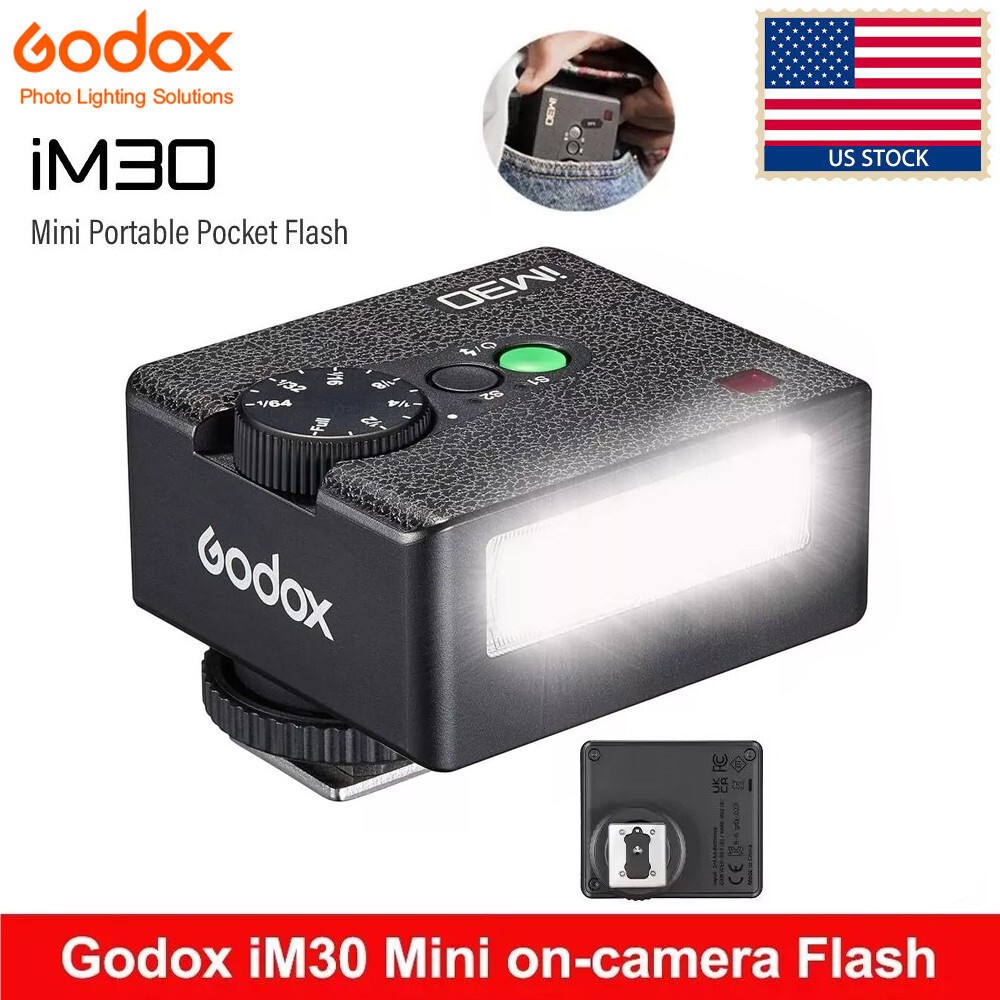 GODOX iM30 Camare Flash Mini Flash Speedlite for Canon Nikon Sony Fuji Olympus