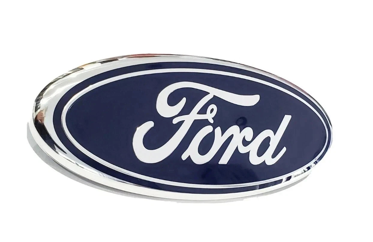 2005-2007 Ford F250 F350 Super Duty Front Grille Blue Ford 9 Inch Emblem NEW 2005-2007 Ford F250 F350 Super Duty Front Grille Blue Ford 9 Inch Emblem NEW