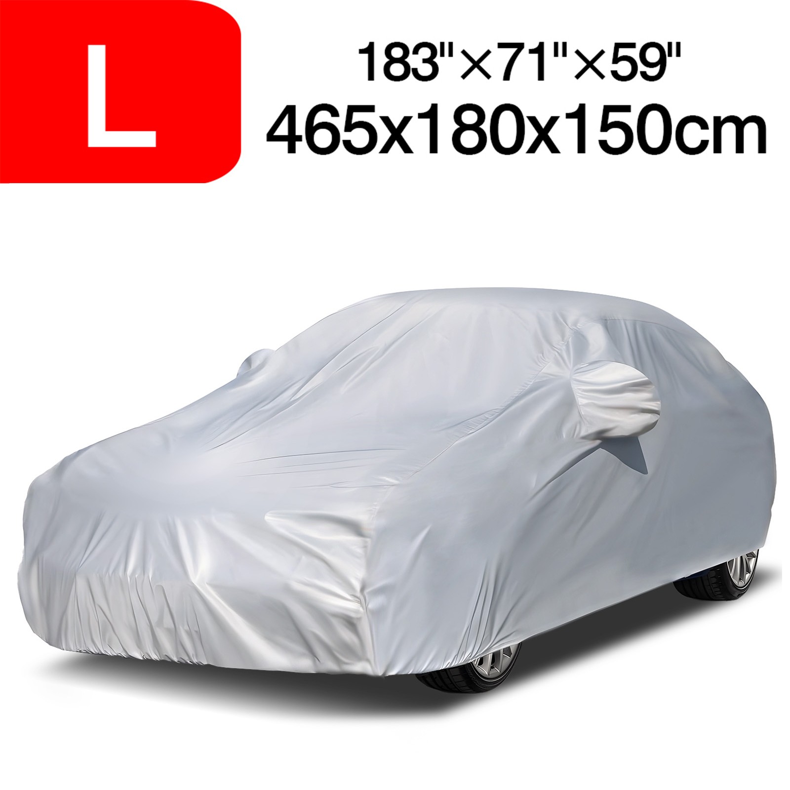 Waterproof Car Cover Large Windproof Dust UV Protector For Mercedes-Benz A-Class