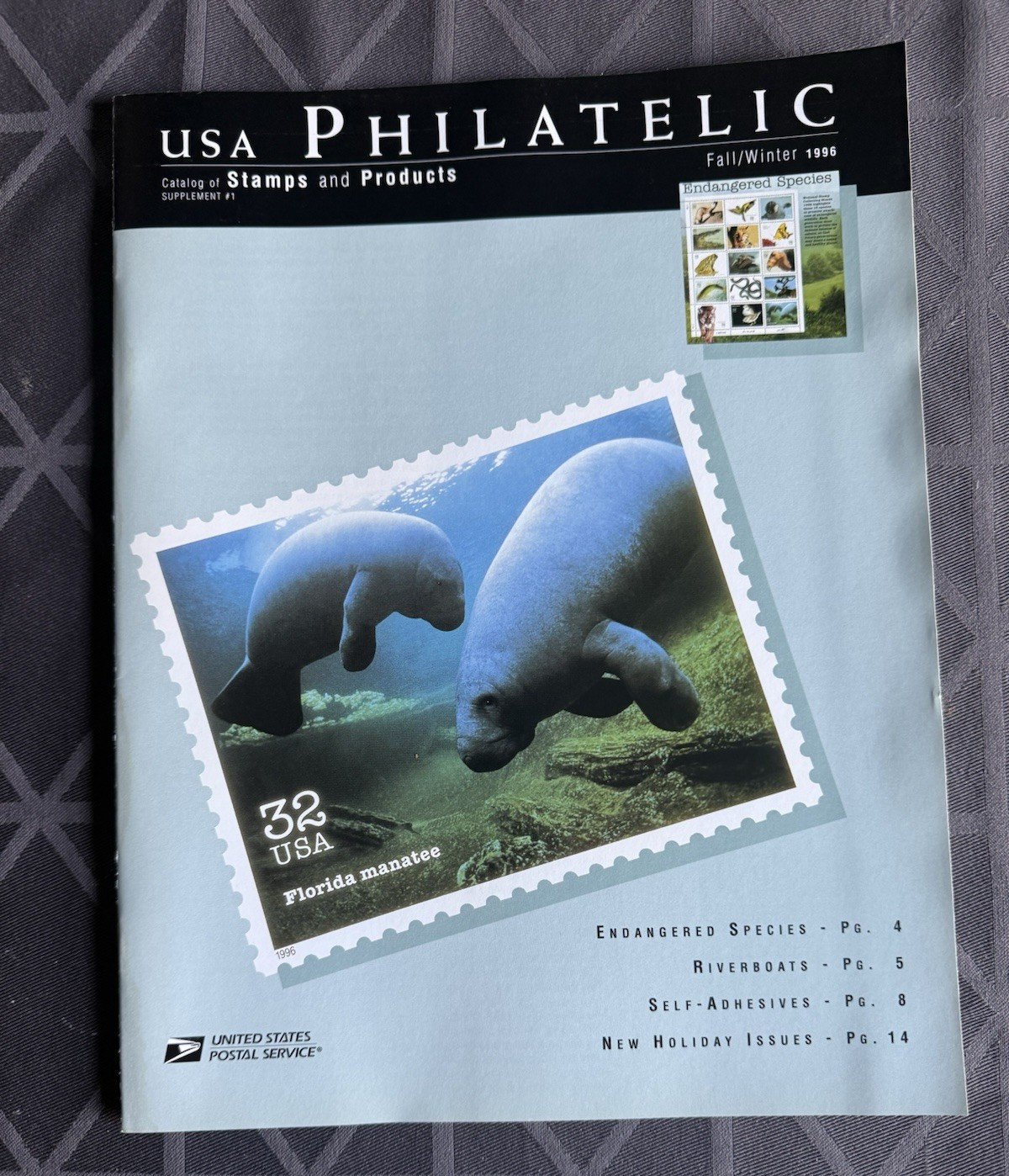 21 USPS USA Philatelic Catalogs 1996-2001 Complete Order Forms Inserts Stamp Lot