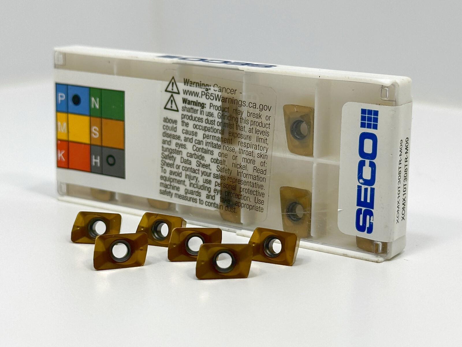 SECO XOMX10T308TR-M09 New Carbide Inserts 70136 Grade MP3000 16pcs