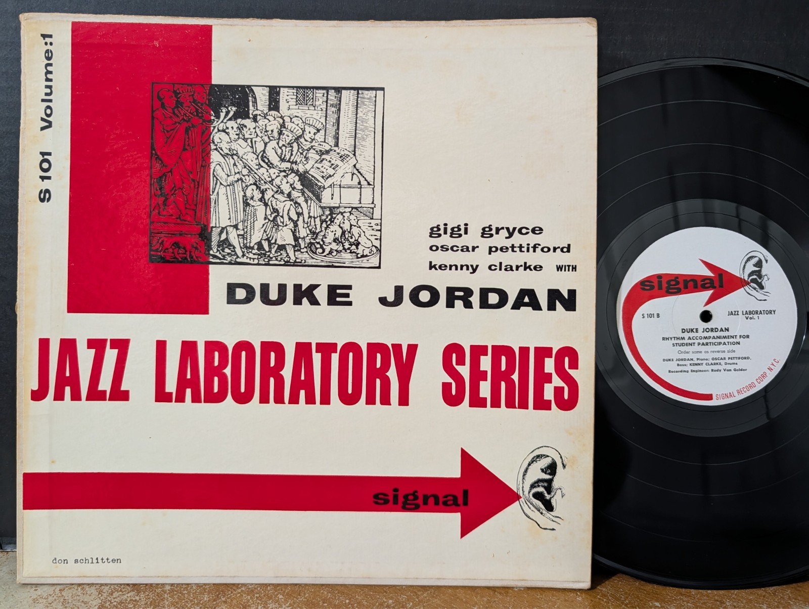 Duke Jordan Jazz Laboratory Vol 1 Gigi Gryce Oscar Pettiford RVG 1957 Signal LP