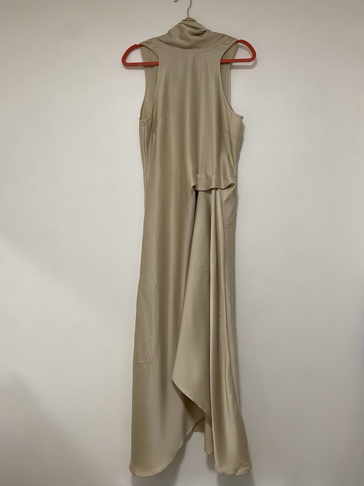 Reiss Drape Occasional Michelle Dress Size 10 Quiet Luxury Light Academia BNWT