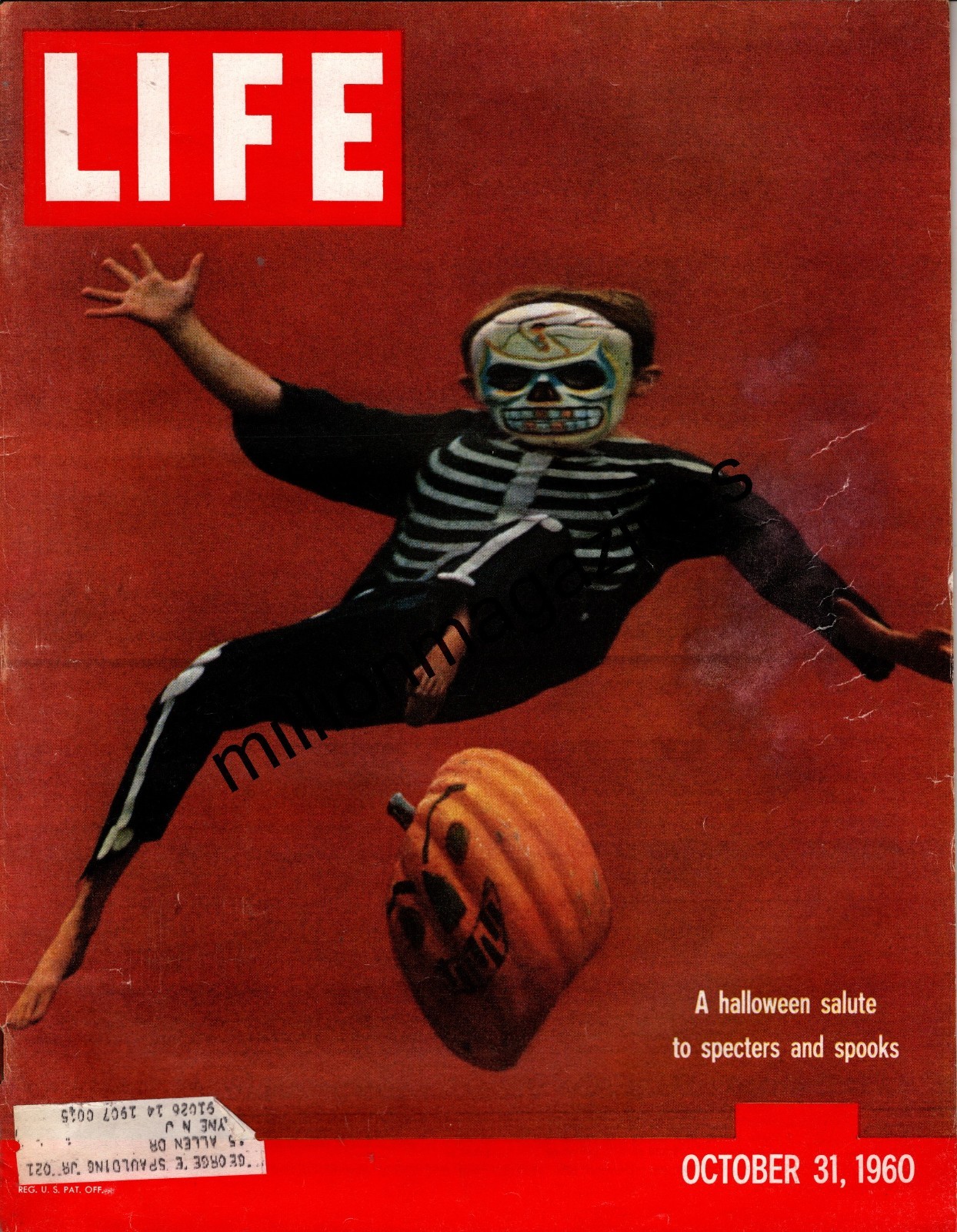 1960 Life October 31 - Halloween Issue; Wolfhounds; Yankees fire Casey; Cuba 1960 Life October 31 - Halloween Issue; Wolfhounds; Yankees fire Casey; Cuba