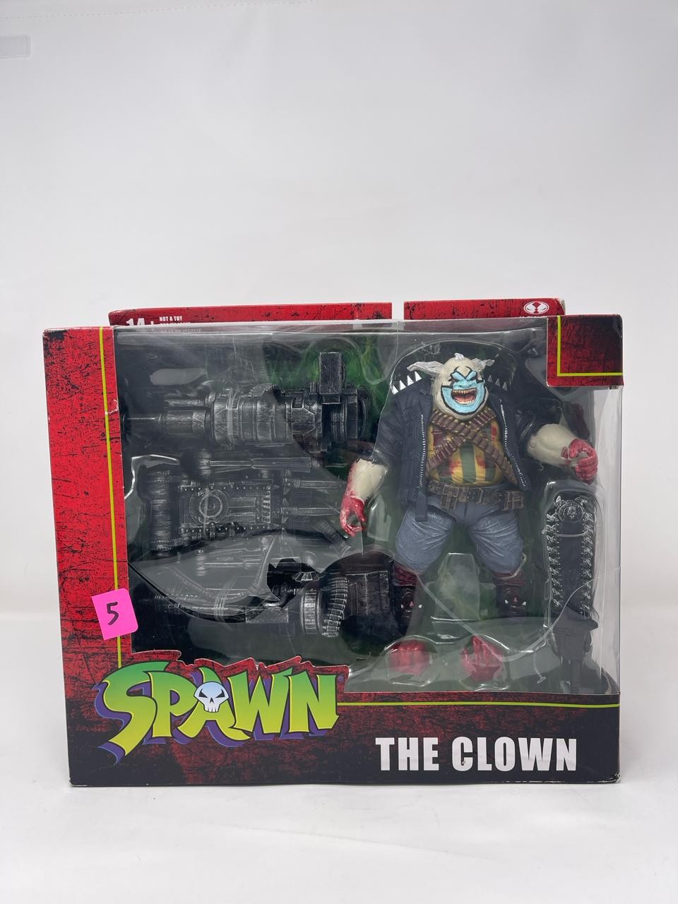 McFarlane Toys, Spawn Comic 7-inch The Clown (Bloody) Deluxe Spawn Action Figure