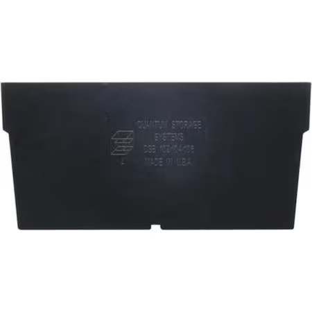 Quantum Storage Systems Dsb102/104/106 Plastic Divider, Black, 6 In L, 3 In H,