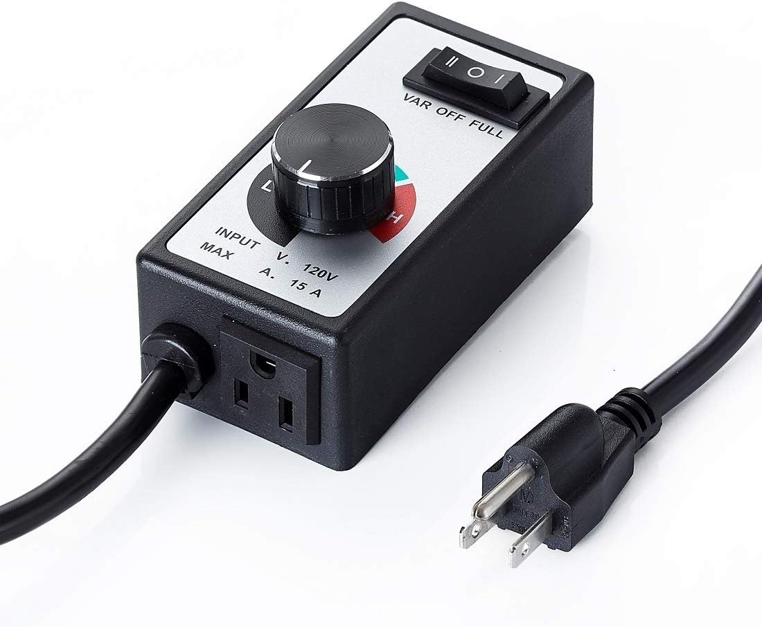 AC Motor Speed Controller 120V 15A Max - Variable-Speed Controller & Fan Spee...