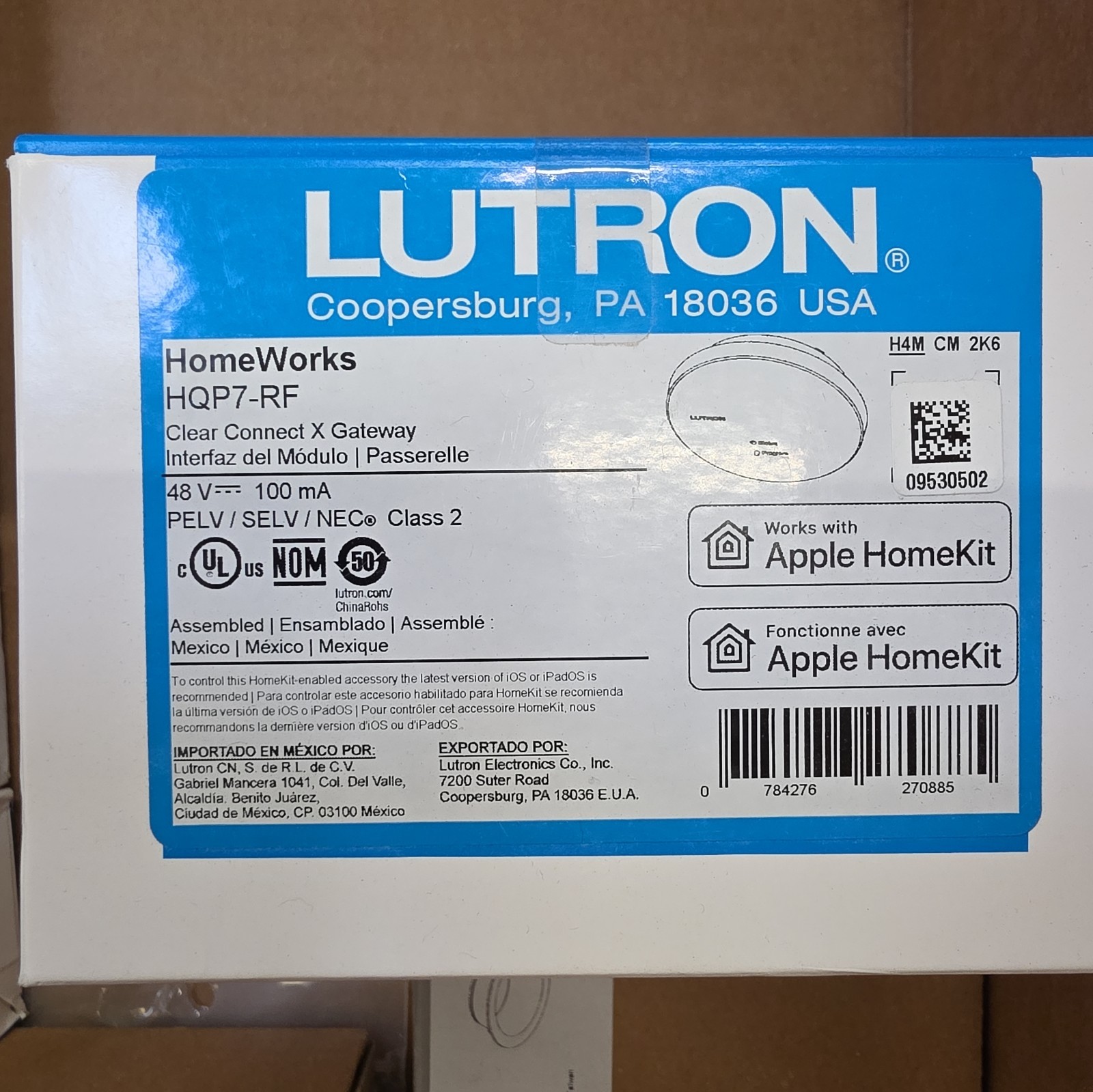 Lutron HomeWorks HQP7-RF Clear Connect X Gateway Module for Apple HomeKit Lutron HomeWorks HQP7-RF Clear Connect X Gateway Module for Apple HomeKit